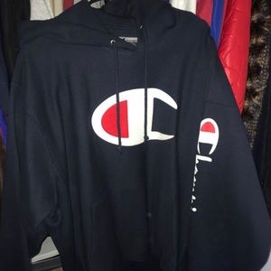 Champion logo hoody